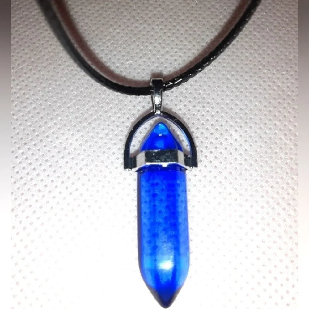 NATURAL energy crystal pendant necklace for male or female